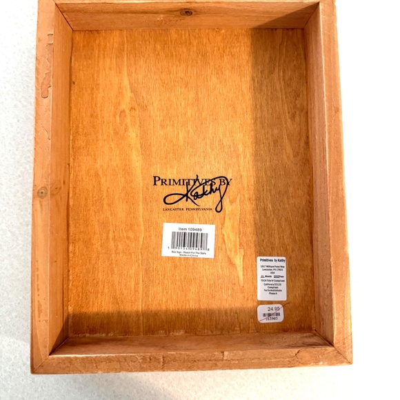 “Reach for the Stars” Wooden Decorative Sign (Primitives by Kathy) - Picture 3 of 3